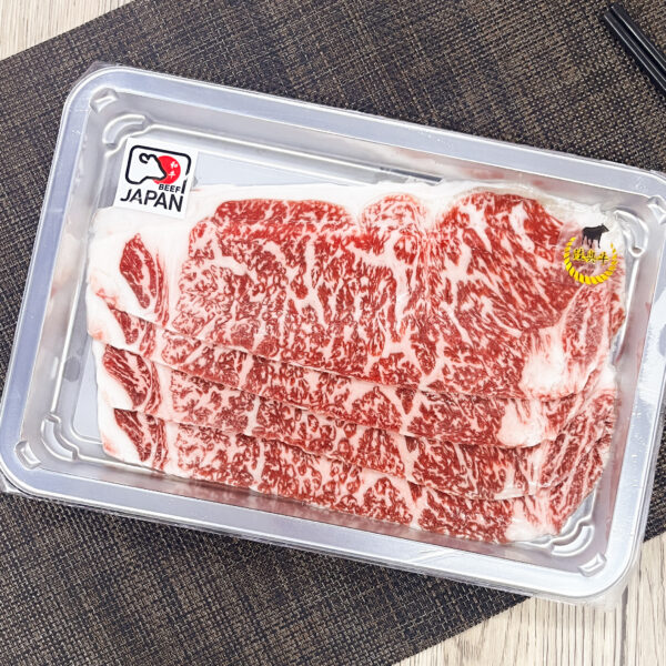 A4日本黑毛和牛西冷壽喜燒片 150g