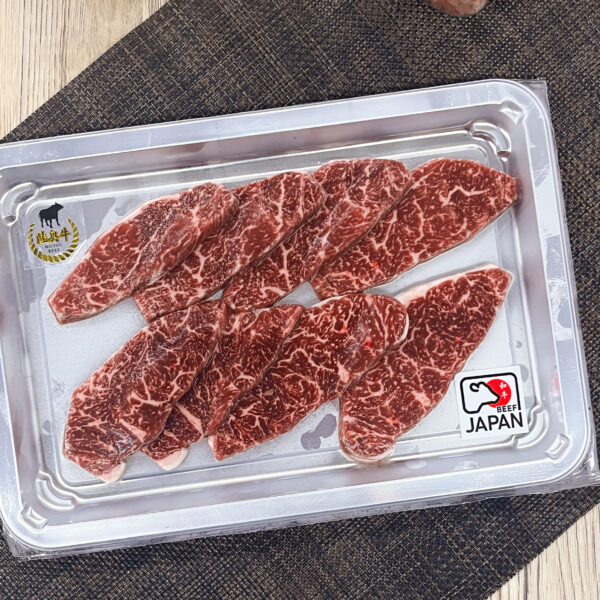 A4日本黑毛和牛肩胛肉燒肉片 150g